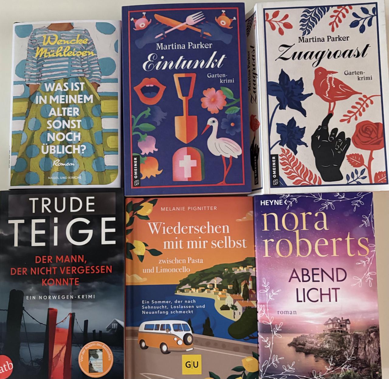 Neuzugänge Buchcovers