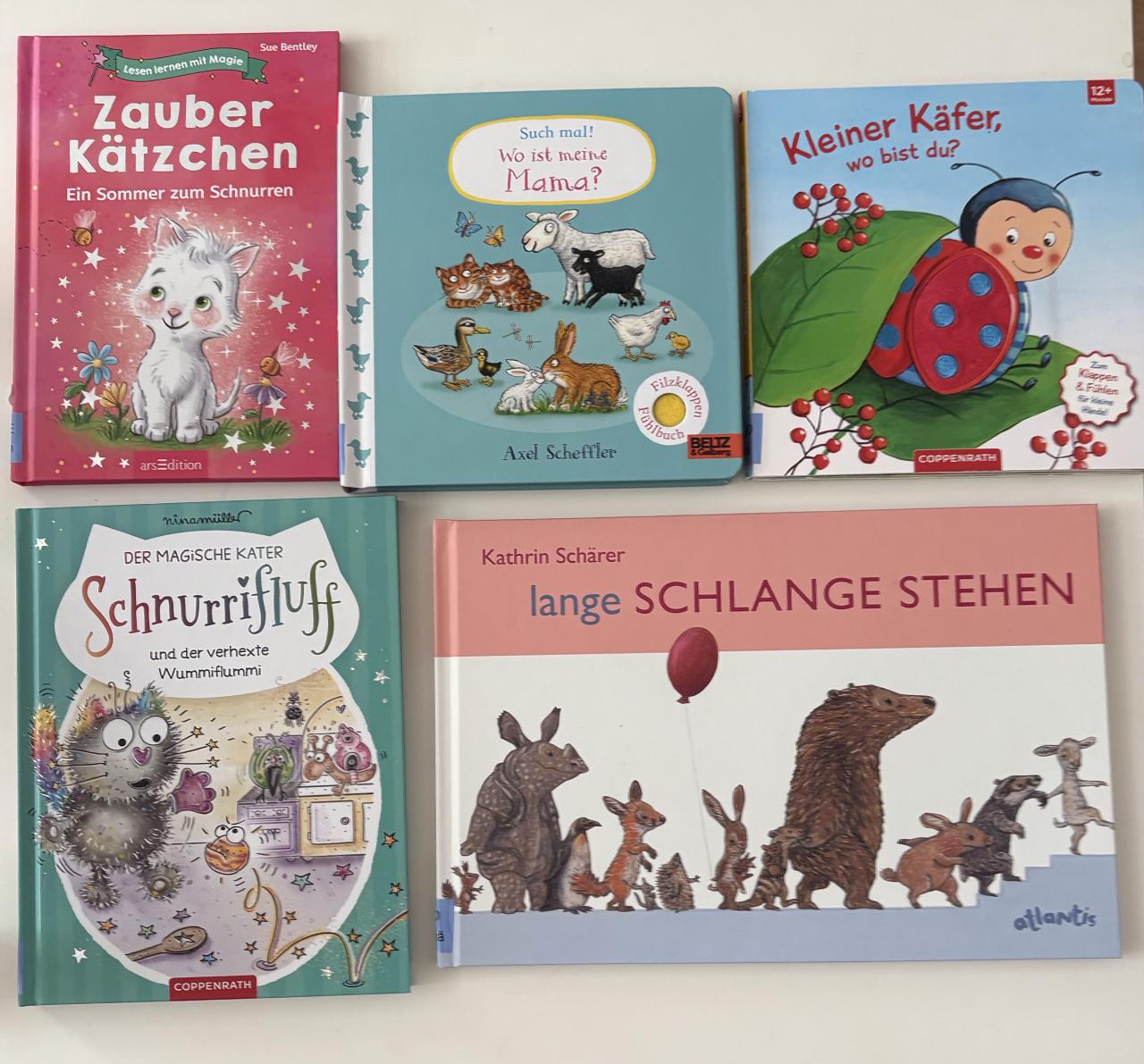 Neuzugänge Buchcovers
