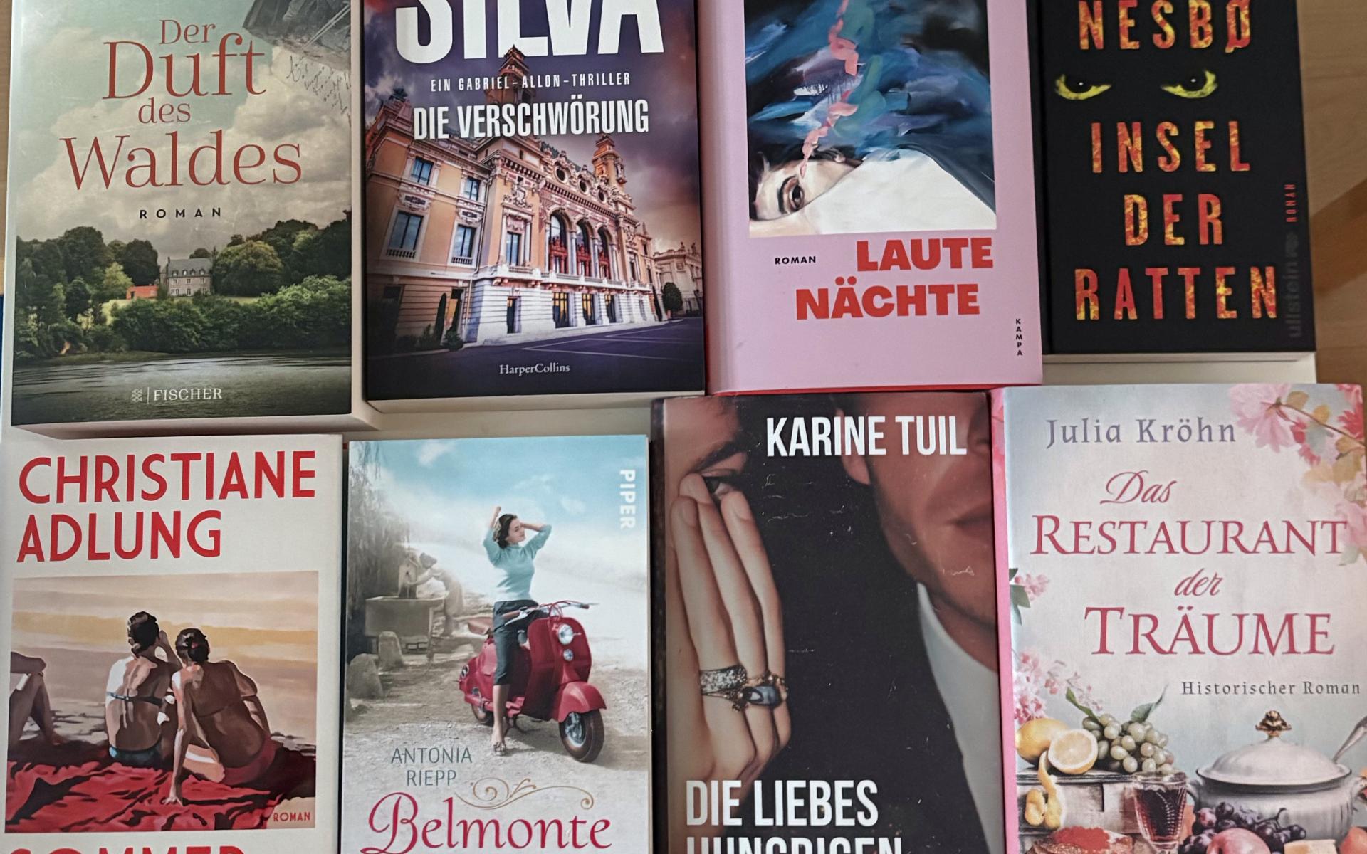 Neuzugänge Buchcovers
